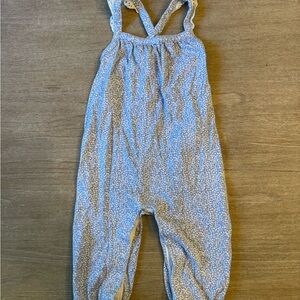 Baby GAP Blue Floral Jumpsuit
